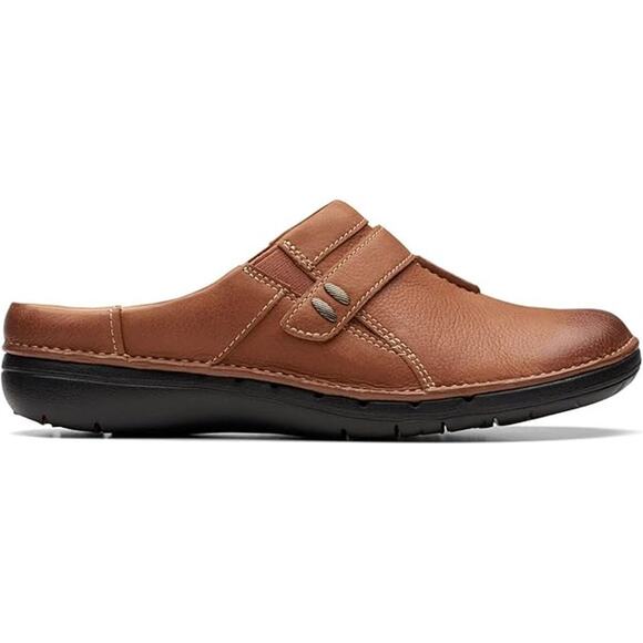 NWT Clarks Unisex UnLoop Ease Sneaker, Dark Tan L-Size 6.5 US Women - Picture 3 of 4